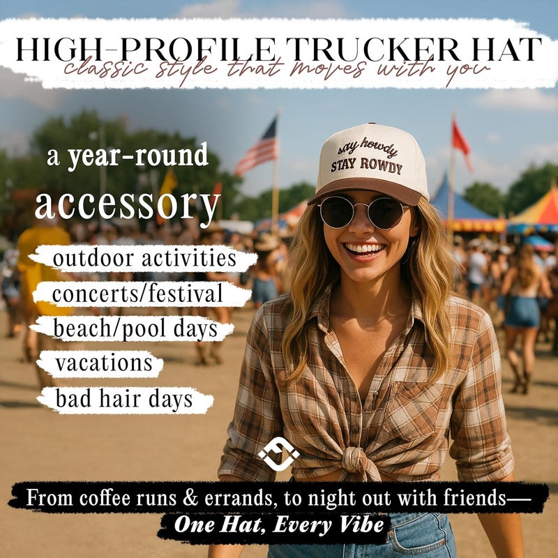 Funky Junque Vintage Canvas Snapback Hat - Adjustable 2 Tone Cap for Men Women - Put It On My, Cowboy, Girl Dad, Funny - Image 2